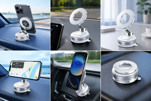 MAGERIDE™ — Support MagSafe Voiture 360° | Ventouse Ultra-Puissante